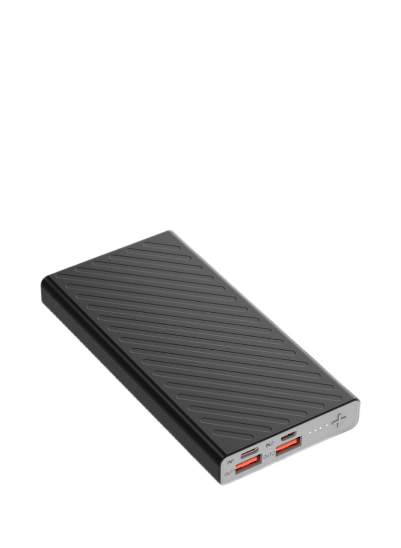 E-Train Power Bank 10,000 Mah, Dual Input & Output Total power 10.5W MP510 - Black - Image 1