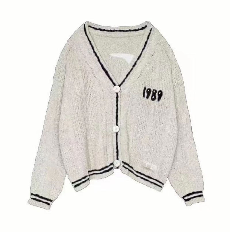 2023 Clothing Fashion Knitwear Embroidered Cardigan Elegant Age-Reducing Loose Casual Knitwear - Image 1