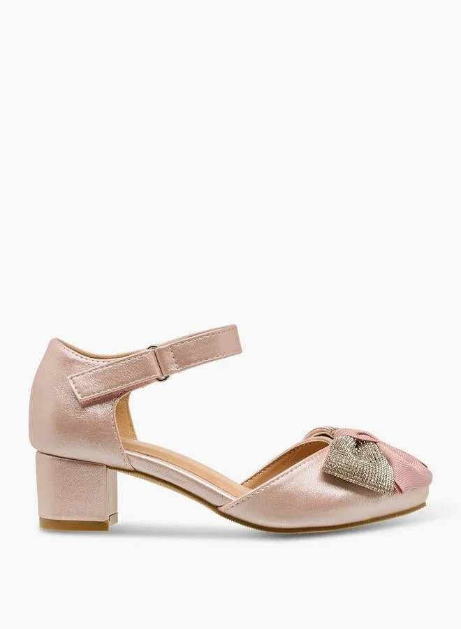 Girls Block Heel Sandals
