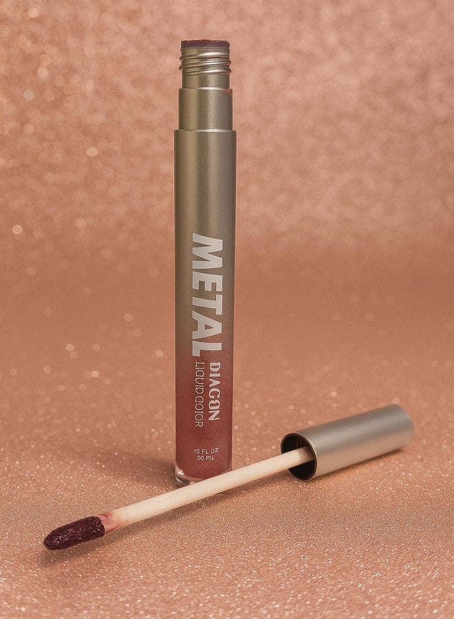 MEGAGA USA Metal Diaoni Liquid Lip Color - Rich Pigment, Metallic Gloss, Non-Drying Formula with All-Day Comfort Wear - Image 1