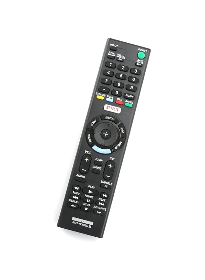 New RMT TX102U Replace Remote Control fit for Sony TV KDL 32R500C KDL 40R510C KDL 40R530C KDL 40R550C KDL 40W600D KDL 48R510C KDL 48R530C KDL 48R550C KDL 55W6500