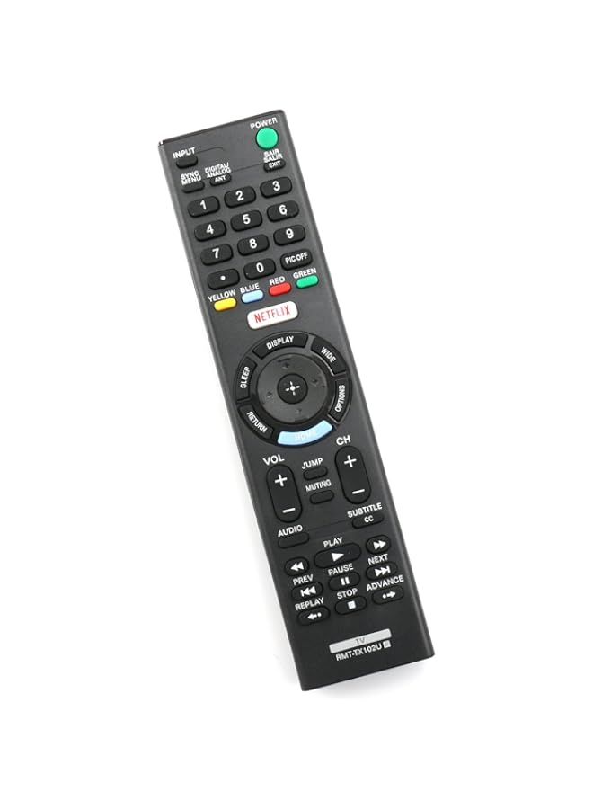 New RMT TX102U Replace Remote Control fit for Sony TV KDL 32R500C KDL 40R510C KDL 40R530C KDL 40R550C KDL 40W600D KDL 48R510C KDL 48R530C KDL 48R550C KDL 55W6500