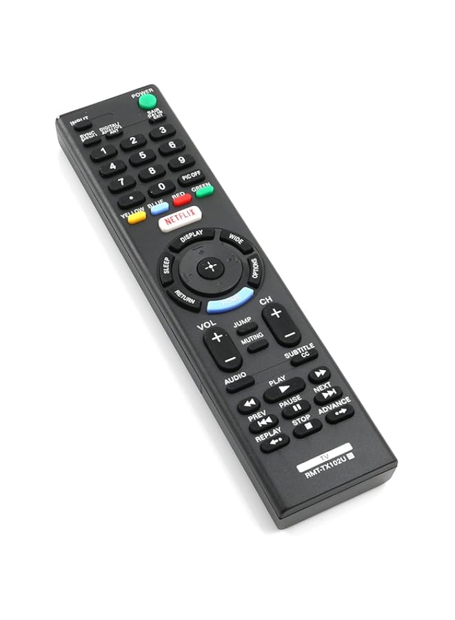 New RMT TX102U Replace Remote Control fit for Sony TV KDL 32R500C KDL 40R510C KDL 40R530C KDL 40R550C KDL 40W600D KDL 48R510C KDL 48R530C KDL 48R550C KDL 55W6500