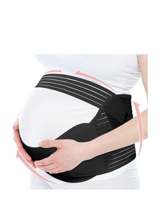 Pregnancy Support Belt - Seamless Maternity Abdominal Binder with Detachable Shoulder Strap, Pelvic Recovery u0026 Customized Fit - Image 1