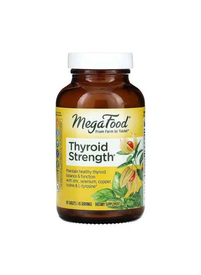 MegaFood Thyroid Strength 90 Tablets  - Image 1