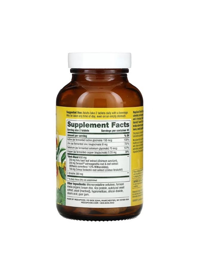 MegaFood Thyroid Strength 90 Tablets  - Image 2