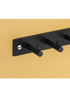 iSTAR iSTAR Stainless Steel Towel Stand/Towel Rod with Hook for Bathroom Cloth Hooks Hanger Door Wall Bedroom Bathroom Robe Hooks Rail for Hanging Round Shape Hook (Antique Black)  - Image 3
