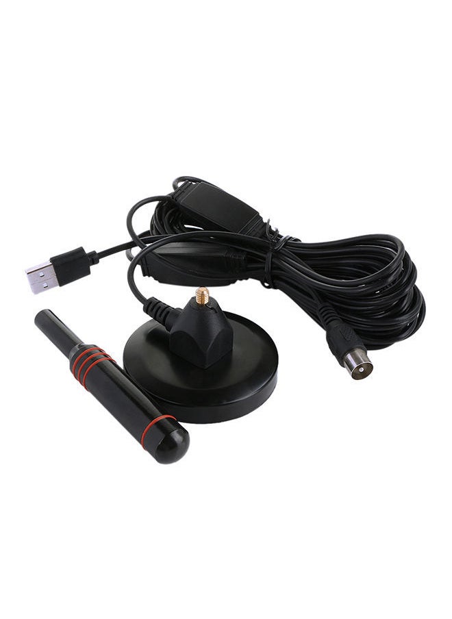 NIBEMINENT HDTV015 25dB Indoor Digital TV Aerial HDTV Antenna 50Miles Black  - Image 2
