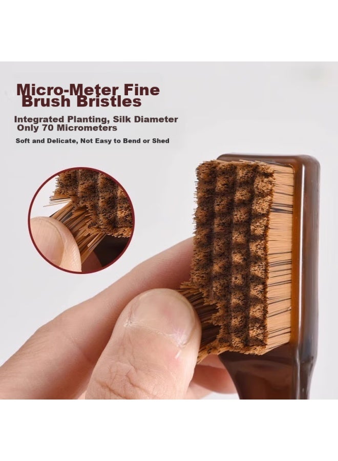 Pinyu Antique Brush Set： 3 Brushes Including Soft, Medium, And Hard Bristles, Nano Brush, Walnut Brush, And All-purpose Cleaning Brush - Image 2