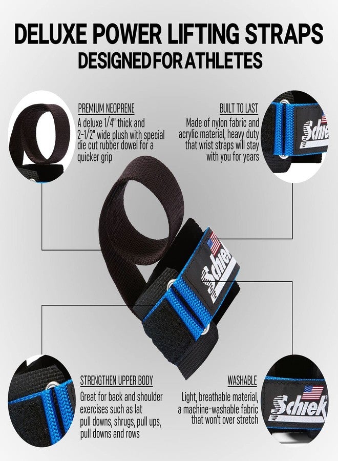 Schiek Sports Model 1000-PLS Deluxe Power Lifting Straps - Image 4