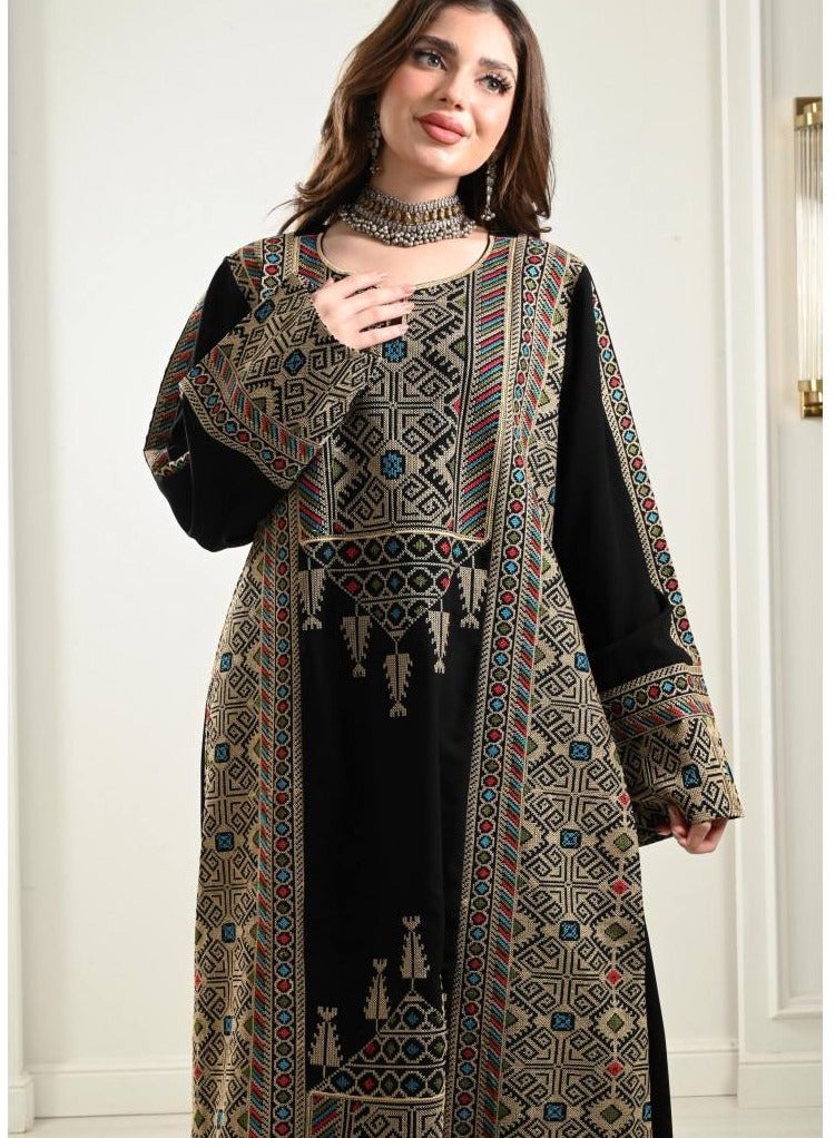 برايدس جلابية بتطريز عصري يروي قصة التراث والأناقة322 - Image 1