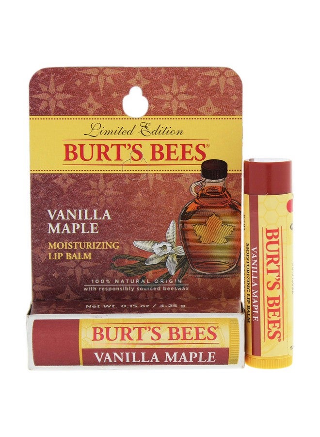 بيرتس بيز مرطب شفاه بنكهة الفانيليا والقيقب من بيرتس بيز للجنسين - 0.15 أونصة - Image 1