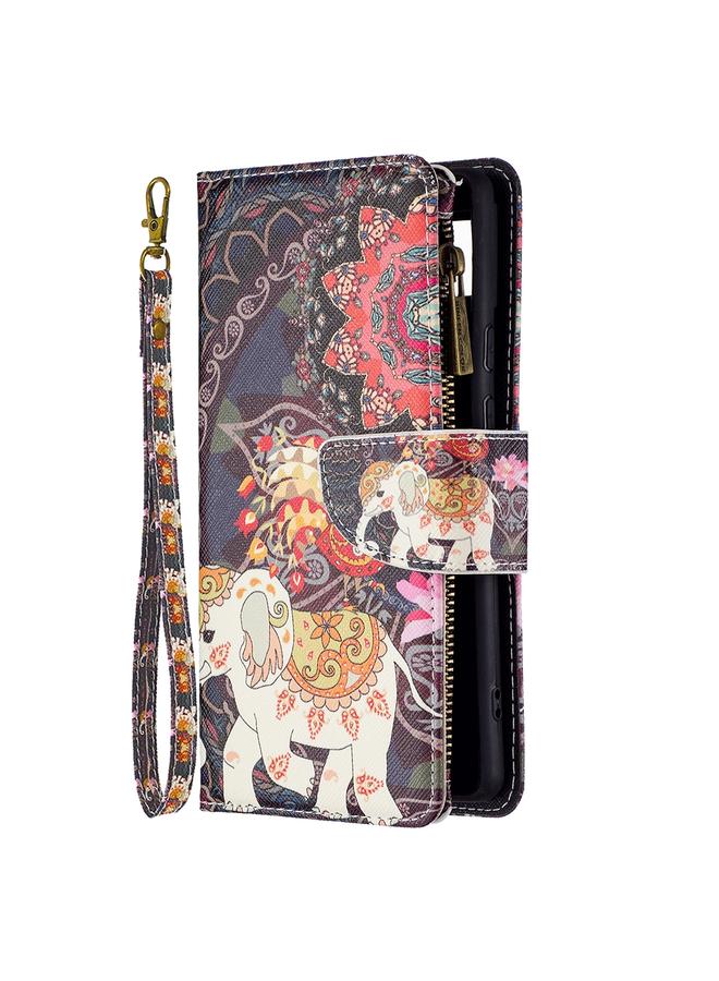 S-TOP Case For Google Pixel 6 Colored Drawing Pattern Zipper Horizontal Flip Phone Leather Case with Holder & Card Slots & Wallet - Image 2