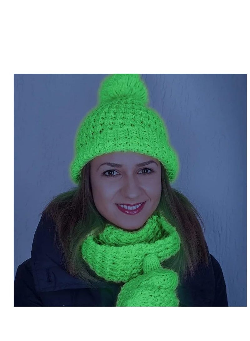 Luminous Glow in the Dark Hand Knitting Yarn - 50 m - Image 2