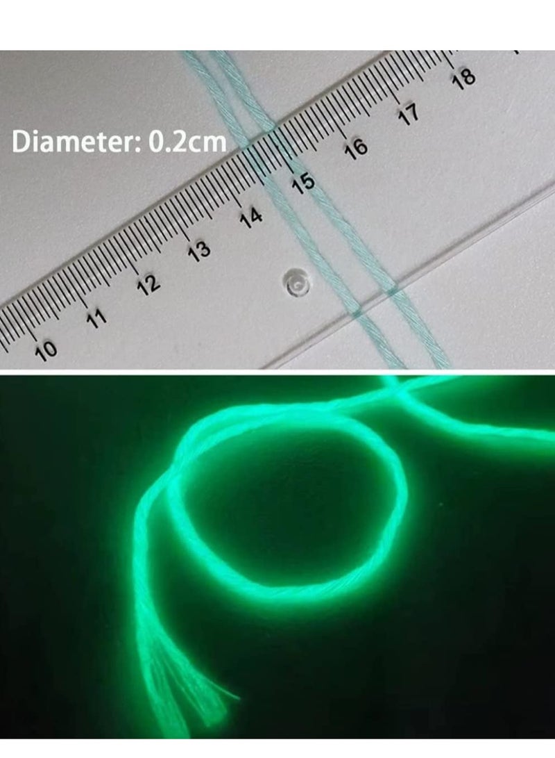 Luminous Glow in the Dark Hand Knitting Yarn - 50 m - Image 4