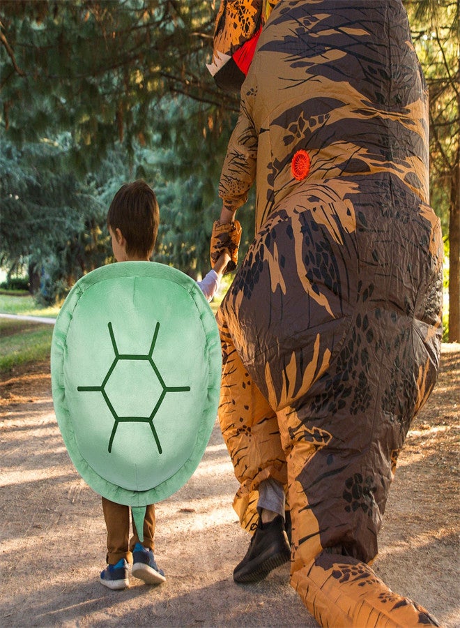 Luckam 30 Inch Wearable Turtle Shell Pillows Kids Plush Green Tortoise Shell Stuffed Animal Costume Toy Funny Dress Up Creative Gifts for Boys Girls Birthday Home Decor - Image 5