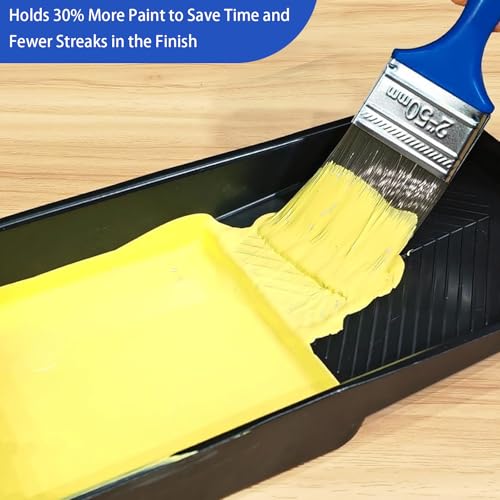 KingOrigin King Origin Versatile Paint Brush Set, 30 Pack, 5 Sizes Paint Brushes (0.5" 1" 1.5" 2" 2.5"), Small Paint Brushes for Walls, Furniture, Crafts - Detailed Painting & Larger Surface Coverage - Image 4