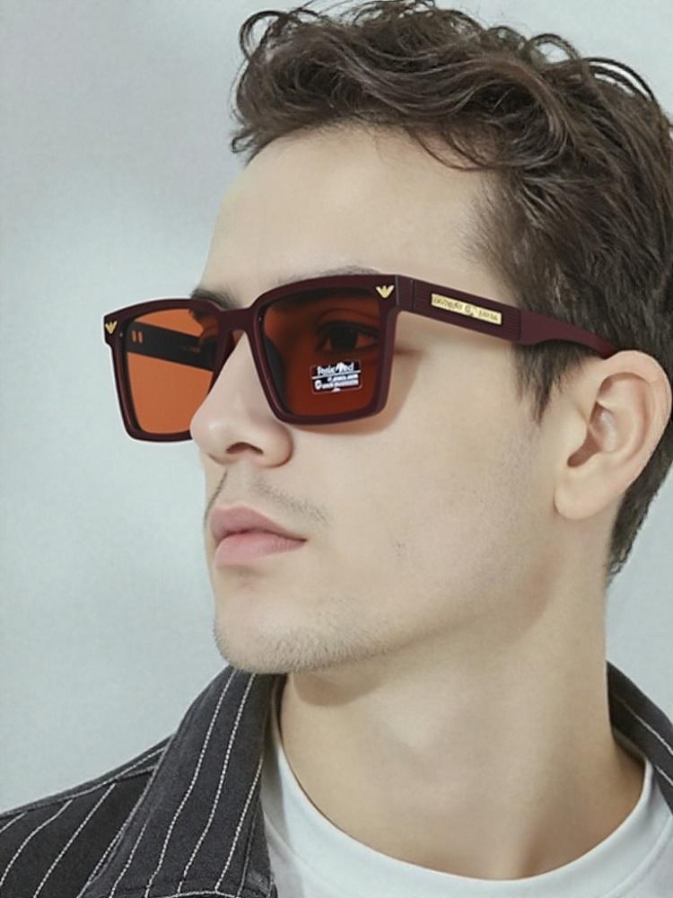 Armani Classic Men's Sunglasses Fashion Sunglasses Brown - Image 2