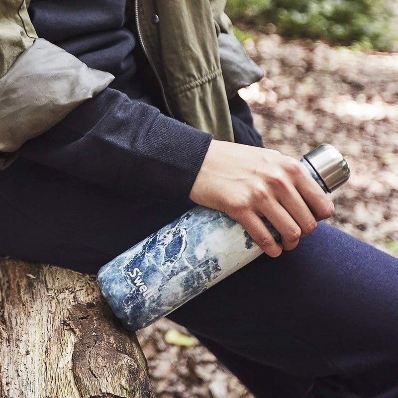 S'well S'well Stainless Steel Water Bottle  17oz  Blue Granite  Triple Layered Vacuum Insulated Containers Keeps Drinks Cold for 36 Hours and Hot for 18  BPA Free  Perfect for On the Go - Image 2
