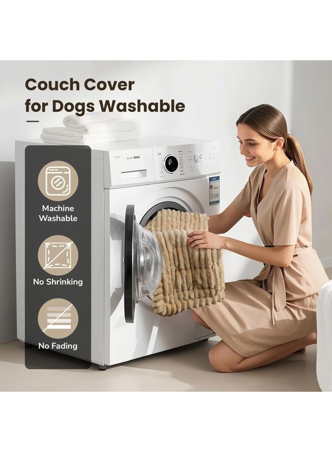 PIGLOG Pet Couch Cover Dogs Washable Couch Protector Non-Slip Dog Mat for Couches and Sofas Pet Friendly - Image 4