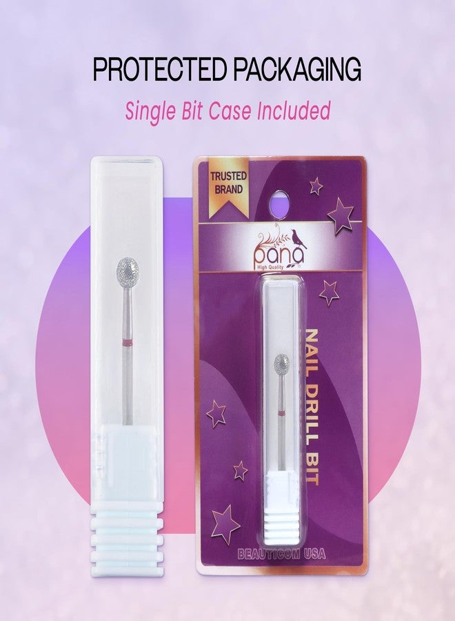 Pana بت كربيد الماس PANA 3/32" - نمط 06، حبيبات ناعمة - أدوات حفر أظافر الكيوتيكل الاحترافية لأظافر الجل الأكريليكي، أدوات إزالة الشكل للمانيكير والبيديكير - Image 4