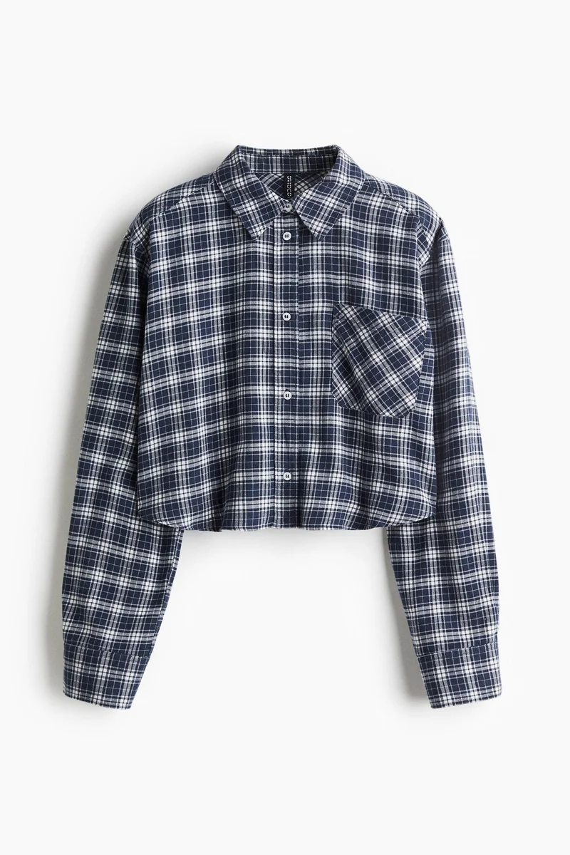 اتش اند ام قميص قطني قصير