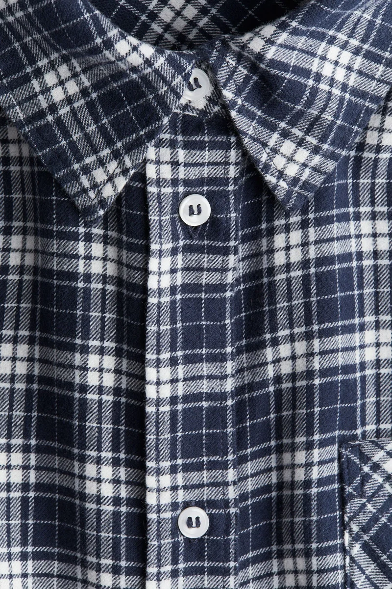 اتش اند ام قميص قطني قصير