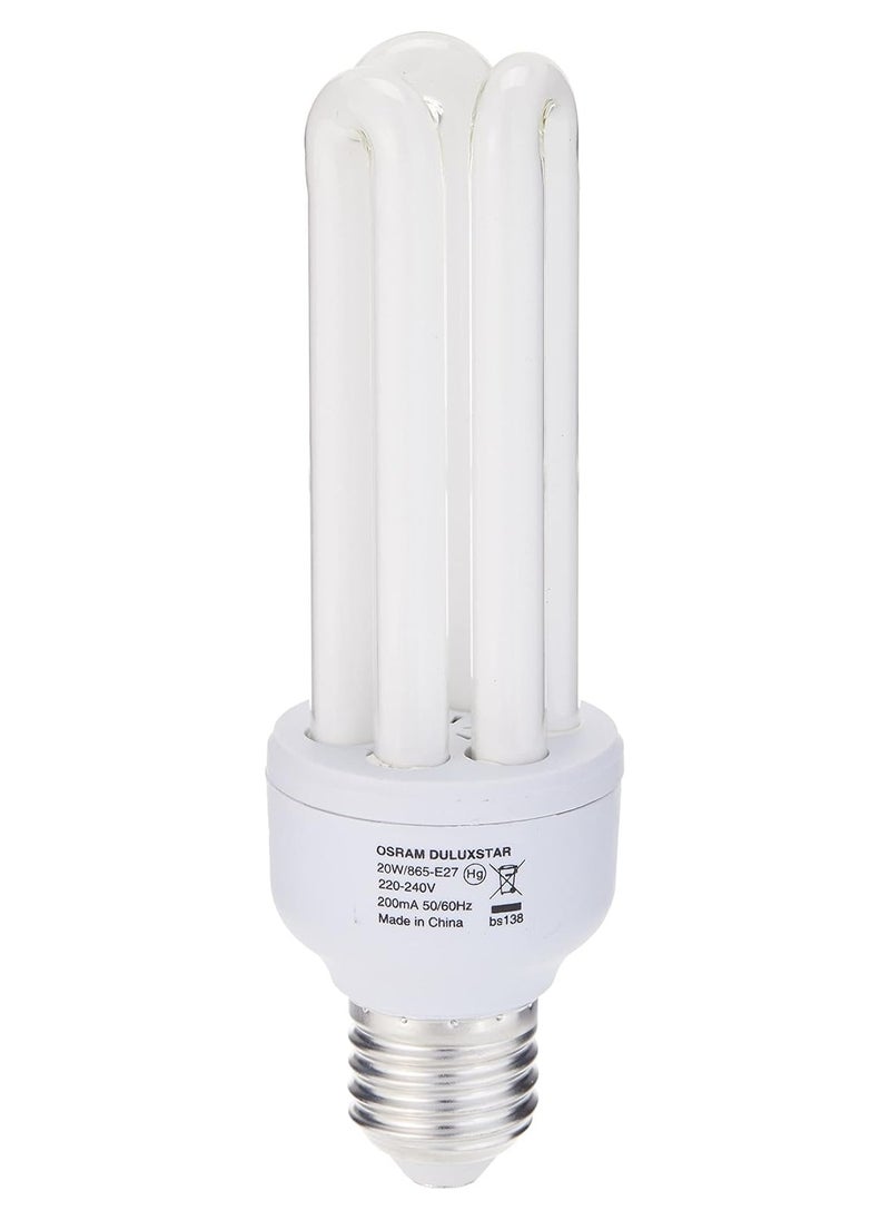 أوسرام (حزمة من 3) أوسرام موفر الطاقة T4 20W DAYLIGHT BULB PROMO، QEST4/20W/D/S  - Image 2