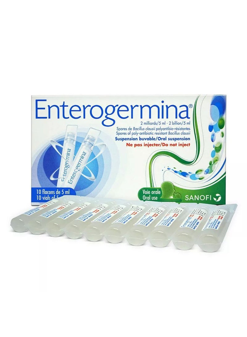 ENTEROGERMINA 2 Billion/5 Ml Suspension Oral Vials 10'S - Image 1