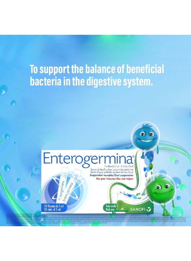 ENTEROGERMINA 2 Billion/5 Ml Suspension Oral Vials 10'S - Image 4