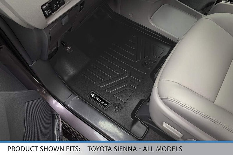 SMARTLINER SA0128/B0083/C0083 All-Weather Floormats for 8-Passenger Vehicles - Image 2
