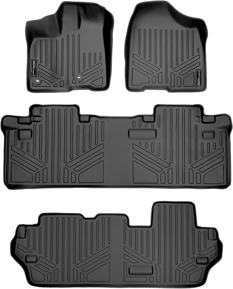 SMARTLINER SA0128/B0083/C0083 All-Weather Floormats for 8-Passenger Vehicles - Image 1