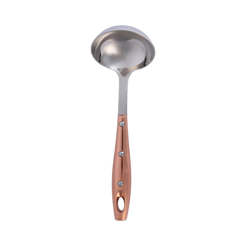 alsaifhome Small Stainless Steel Serving Ladle – Copper × Silver - Image 2
