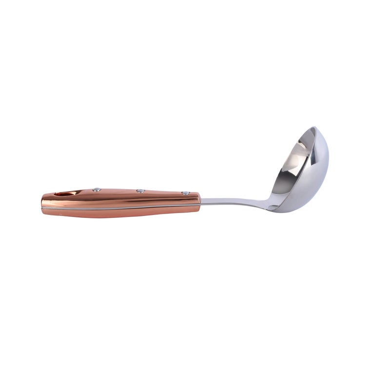 alsaifhome Small Stainless Steel Serving Ladle – Copper × Silver - Image 4