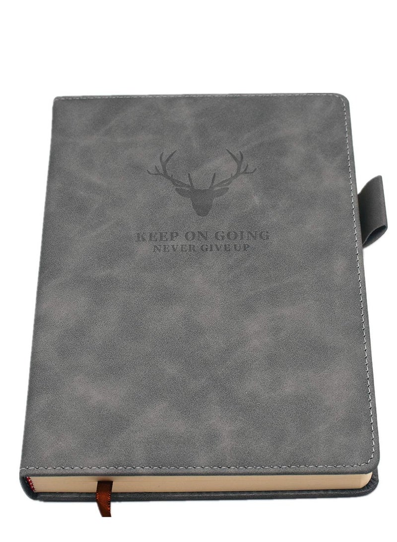 Excefore A5 Notebook Journal Hardcover Executive Diary with Premium Thick Paper, Gray  - Image 1