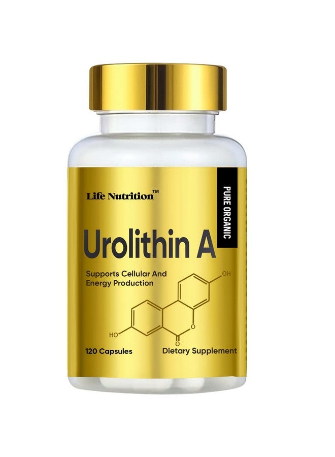 Life Nutrition 120 Count Capsules 3000MG Urolithin A+, Advanced Cellular Health & Vitality, Made in USA - Image 1