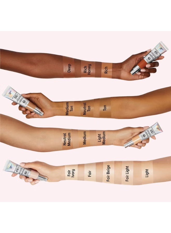 آي كوزمتيكس كريم IT Cosmetics Your Skin But Better CC+ مع عامل حماية من الشمس SPF50 - فاتح - Image 4