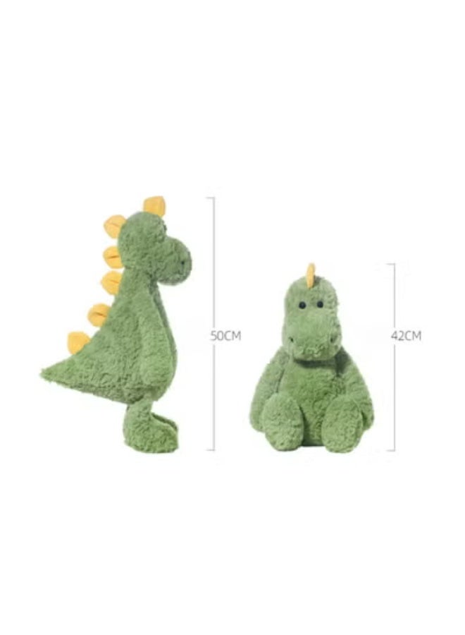 Jooki's Fun Welsh Velociraptor Plush Toy is a Cute Little Dinosaur Stuffed Doll Sleeping Pillow, 50cm Long, for Girls' Birthday Gifts (Green) - Image 4