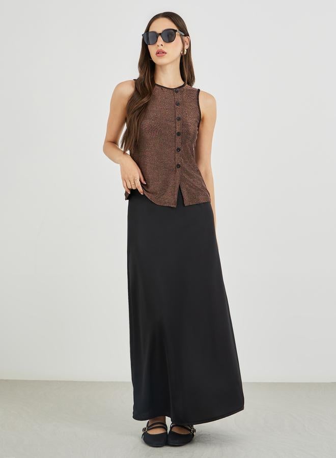 Take Two Texture Sleeveless Knitted Top - Image 2