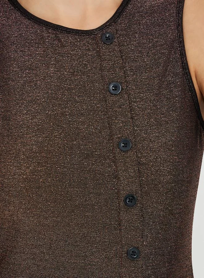 Take Two Take Two Texture Sleeveless Knitted Top