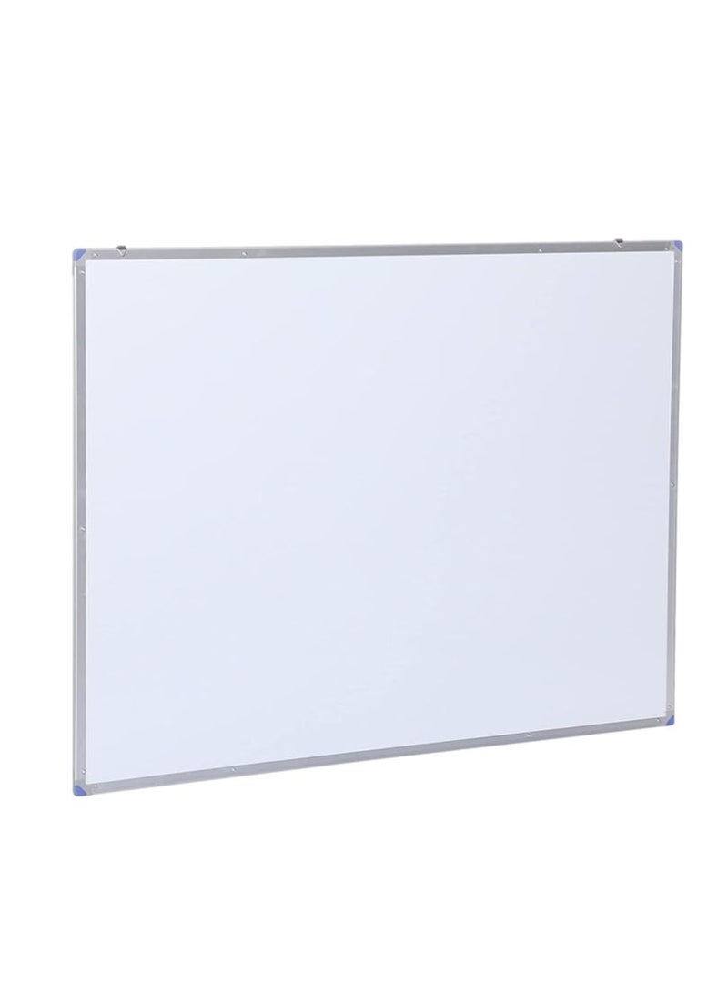 سبورة بيضاء مقاس 60*90 سم + 1 علبة اقلام سبورة روتو 501 + مغناطيس - Image 1