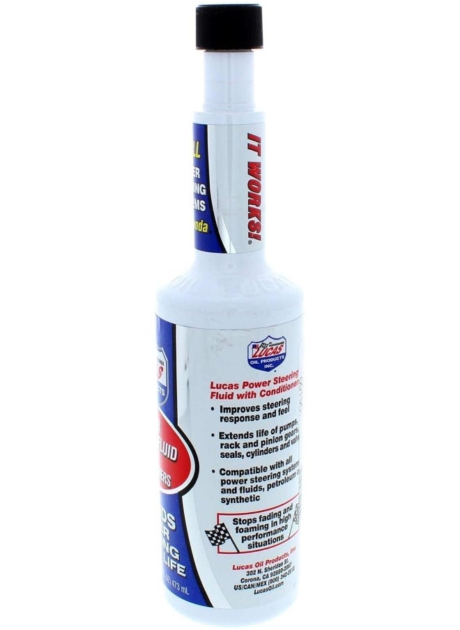 LUCAS OIL Lucas Oil 10442 Power Steering Fluid with Conditioners - 16 fl oz  - Image 3