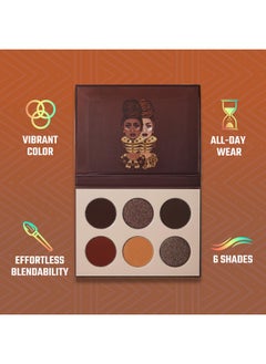 Juvia's Place Juvia's Place Palette The Chocolates - Tan, Auburn, Shades of 6, Rich Dark Chocolate Palette, Professional Eye Makeup, Pigmented Palette, Makeup Palette for Eye Color & Shine  - Image 2
