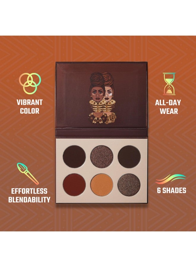 جوفياس بليس لوحة ألوان جوفيا بليس، الشوكولاتة - بني، بني محمر، درجات من 6، لوحة ألوان الشوكولاتة الداكنة الغنية، مكياج عيون احترافي، لوحة ألوان ملونة، لوحة ألوان لتلوين العيون ولمعانها - Image 2