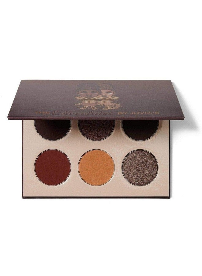 جوفياس بليس لوحة ألوان جوفيا بليس، الشوكولاتة - بني، بني محمر، درجات من 6، لوحة ألوان الشوكولاتة الداكنة الغنية، مكياج عيون احترافي، لوحة ألوان ملونة، لوحة ألوان لتلوين العيون ولمعانها - Image 1
