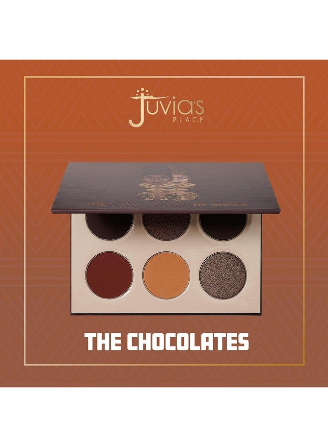جوفياس بليس لوحة ألوان جوفيا بليس، الشوكولاتة - بني، بني محمر، درجات من 6، لوحة ألوان الشوكولاتة الداكنة الغنية، مكياج عيون احترافي، لوحة ألوان ملونة، لوحة ألوان لتلوين العيون ولمعانها - Image 3