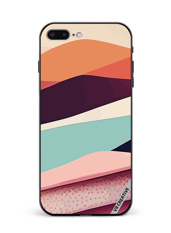 Protective Case Cover For Apple iPhone 7 Plus/8 Plus Texture Design Multicolour
