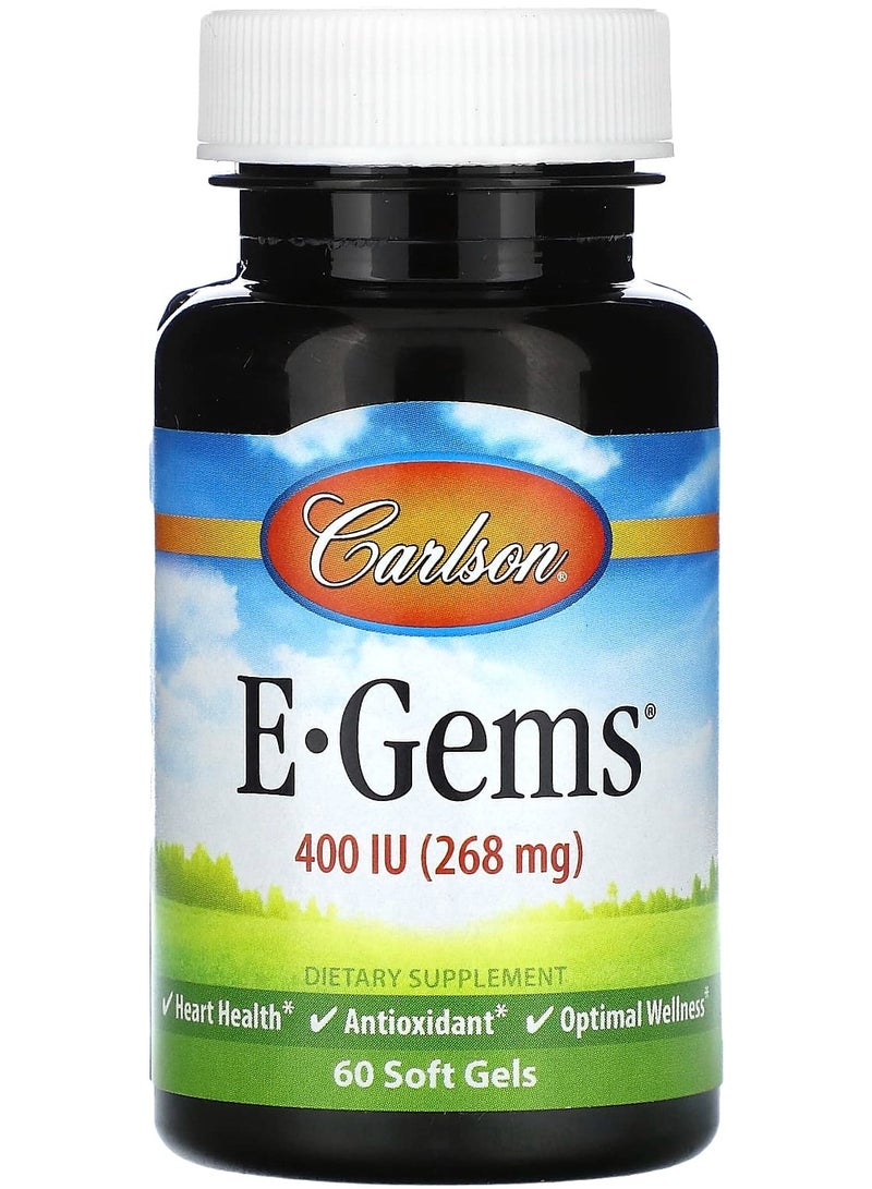 E-Gems, 400 IU (268 mg), 60 Soft Gels