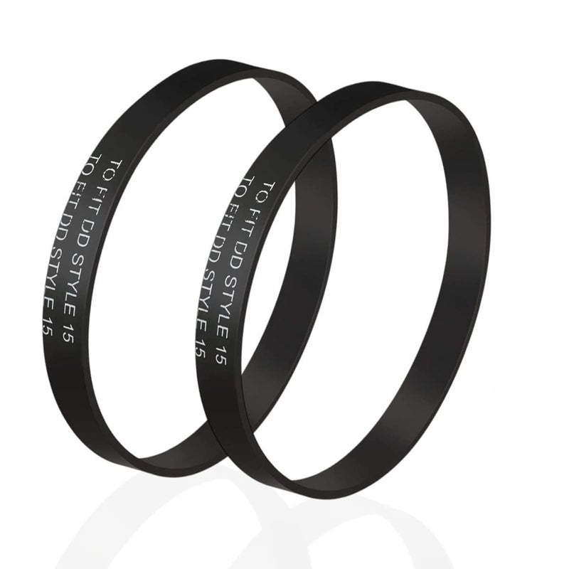 KEEPOW Style 15 Belt for Dirt Devil Vacuum Dynamite/Easy Lite/Extreme Quick/Quick Lite, Replace Part 1SN0220001, 3SN0220001 (2 Pack) - Image 1
