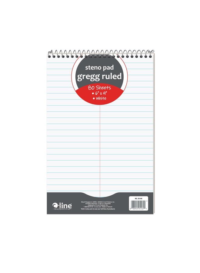 C-Line دفتر ملاحظات ستينو ذو خطوط جريج من C-Line - Image 1